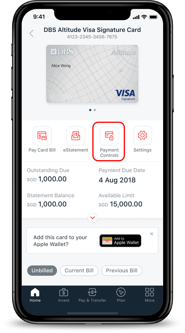 Manage Your Card Spending Limits Using Payment Controls POSB Singapore